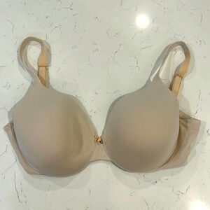 Soma 34DD Embraceable/no show minimizer nude bra